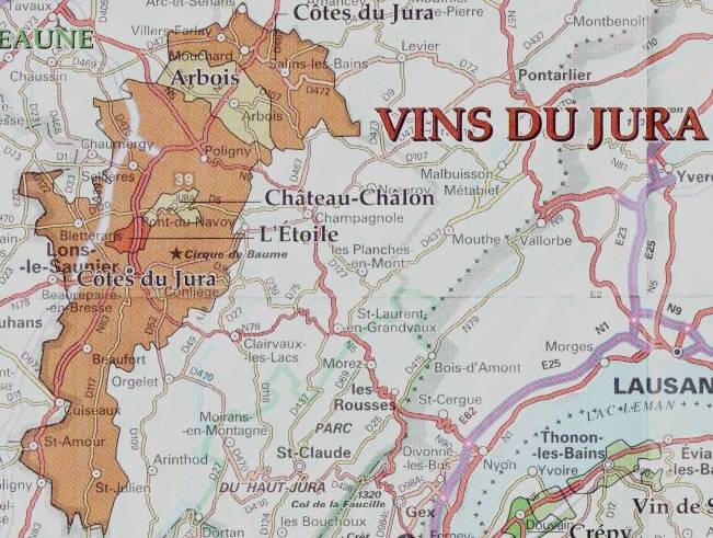 A Map of the Jura Region