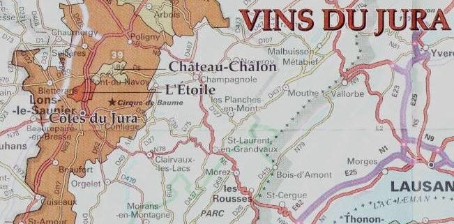 A Map of the Jura Region