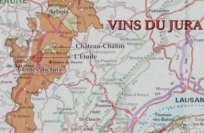 A Map of the Jura Region