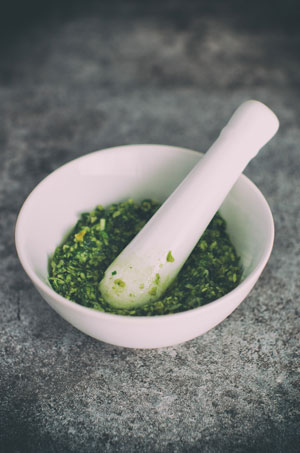 Pesto Mortar and Pestle